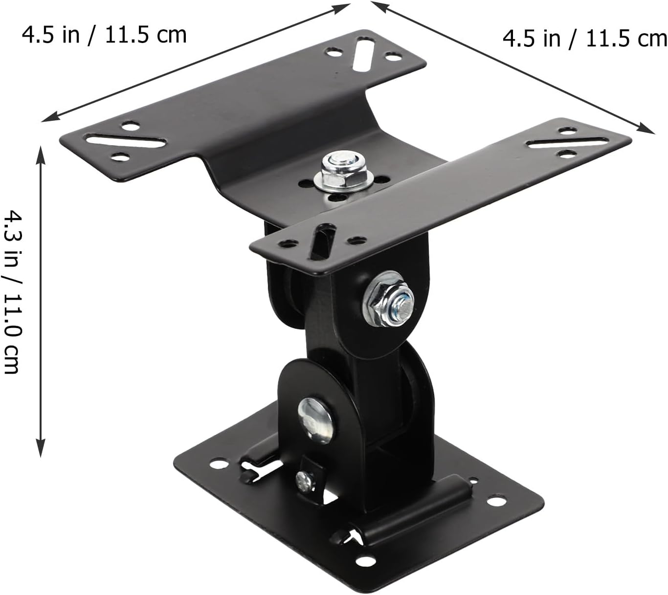 jojofuny 14-27 Inch 360 Adjustable Monitor Mount Bracket Metal Pivot Tv Wall Mount Rotation Swivel Stand for Home