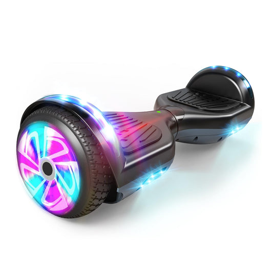 FLYING-ANT Hoverboard, Hoverboard with Bluetooth and LED Lights Self Balancing Electric Scooter 6.5" Two-Wheel Hoverboards for Kids and Teenagers