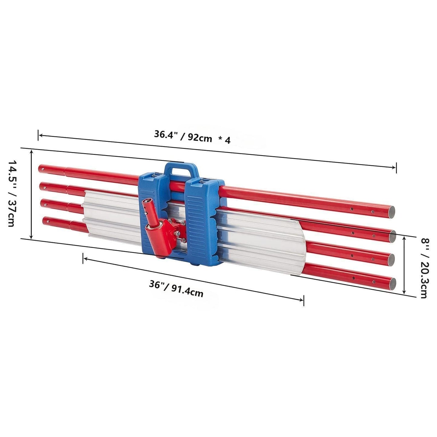 36 Inch Concrete Finishing Tool with Matching Bull Float Handle