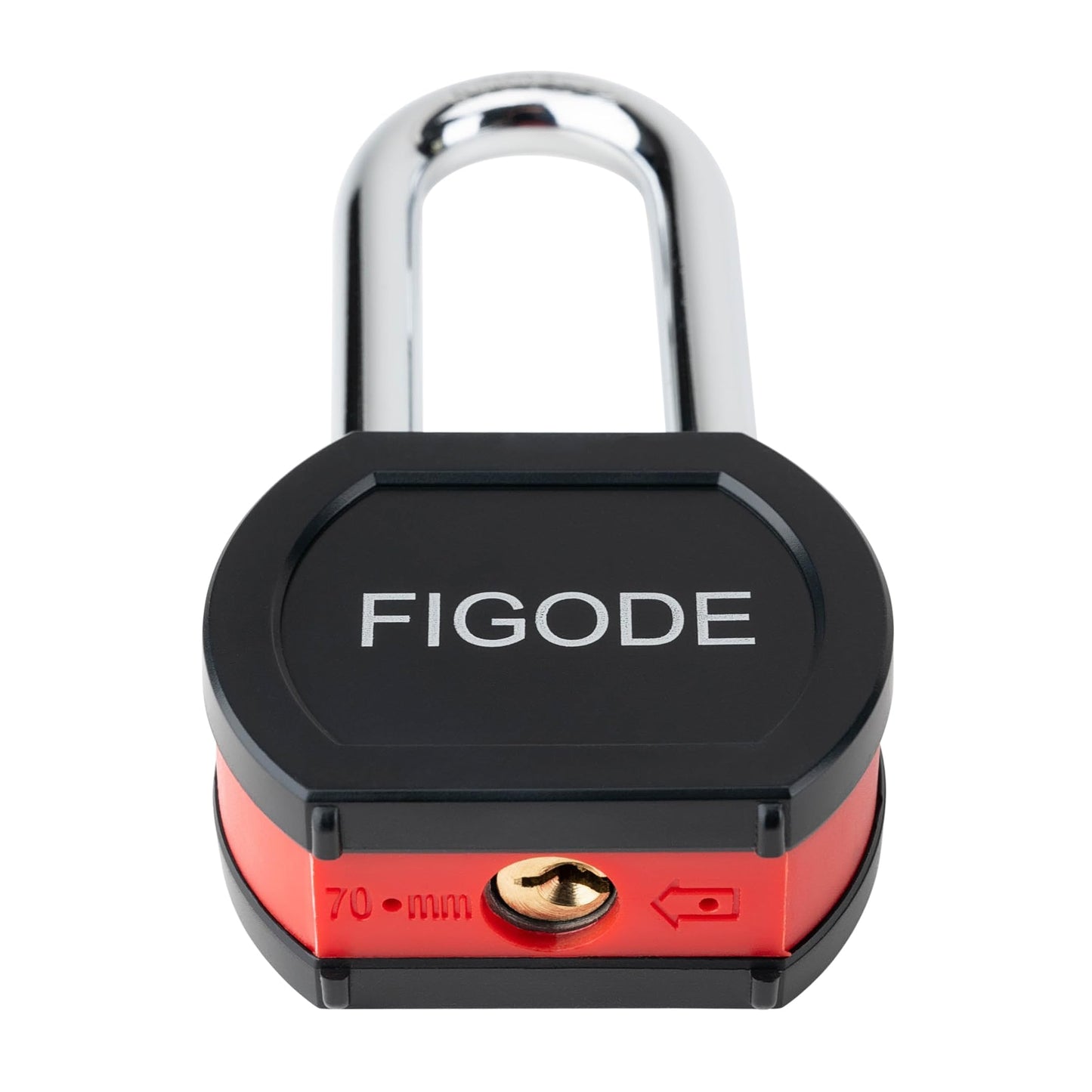 FIGODE® Large Sturdy Steel Locks with 60 Same Keys, Heavy Duty Padlock, 2-3/4" Wide, 2.7" Long Shackle Locks for Door, Gate, Storage, Fence, Shed, Latch. 30 Pack Keyed Alike