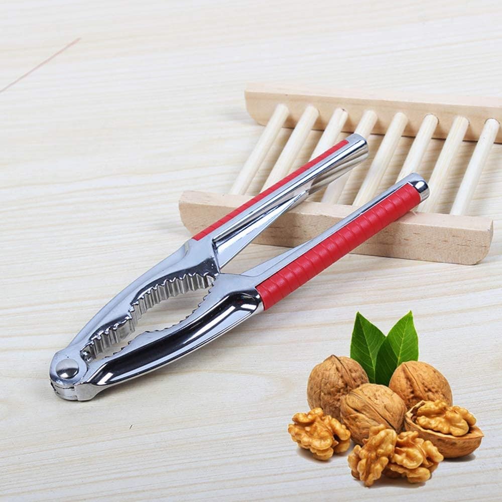 8 Pcs Nut Crackers for All Nutcracker Seafood Tools Walnut Cracker for All Nuts Heavy Duty Shell Cracker Lobster Crab Crackers with Non-slip Handle