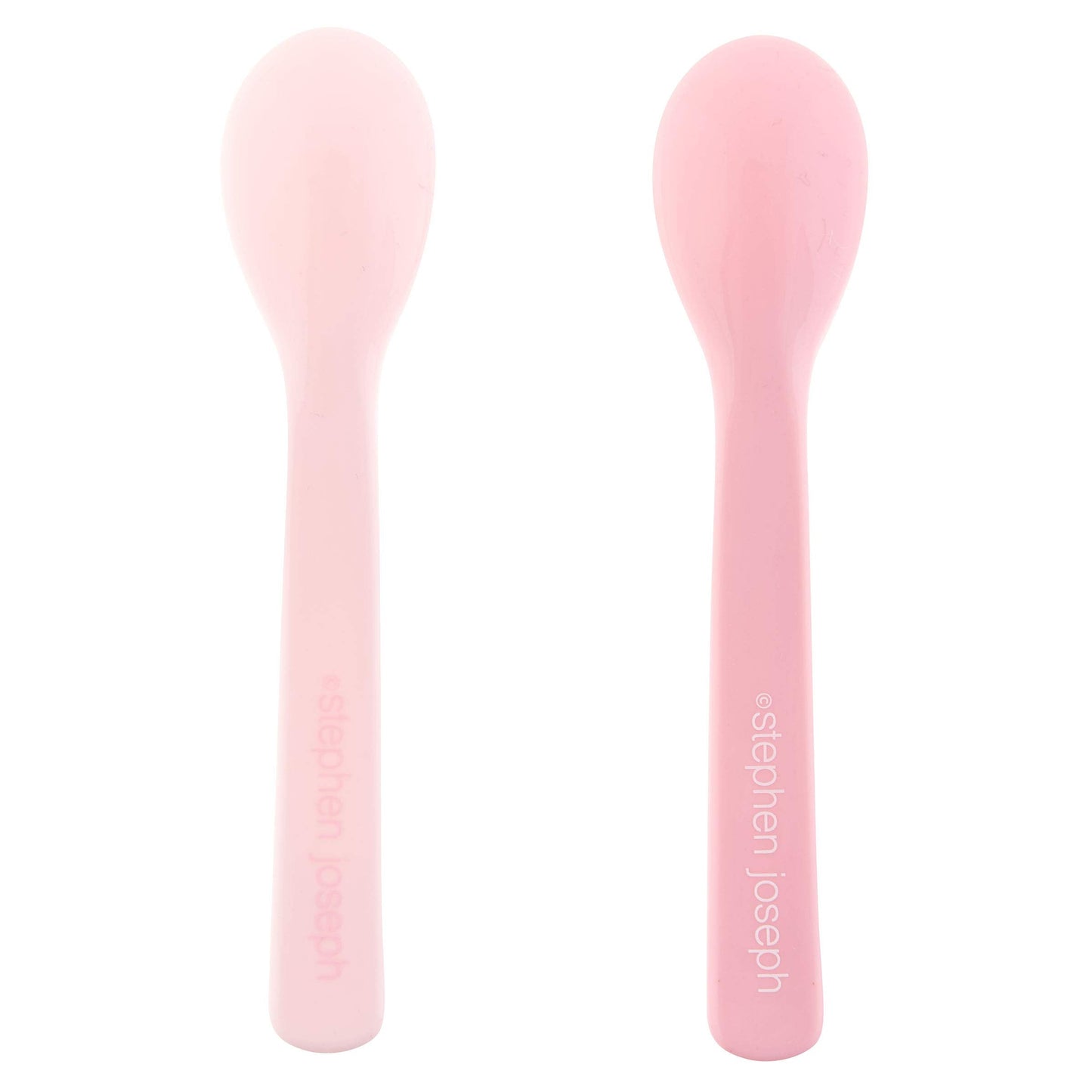 Stephen Joseph Baby Silicone Spoon Set, First Stage Feeding Spoons for Infants, Spoon Set Encourages Self-Feeding, Toddler Feeding Spoons, BUNNY