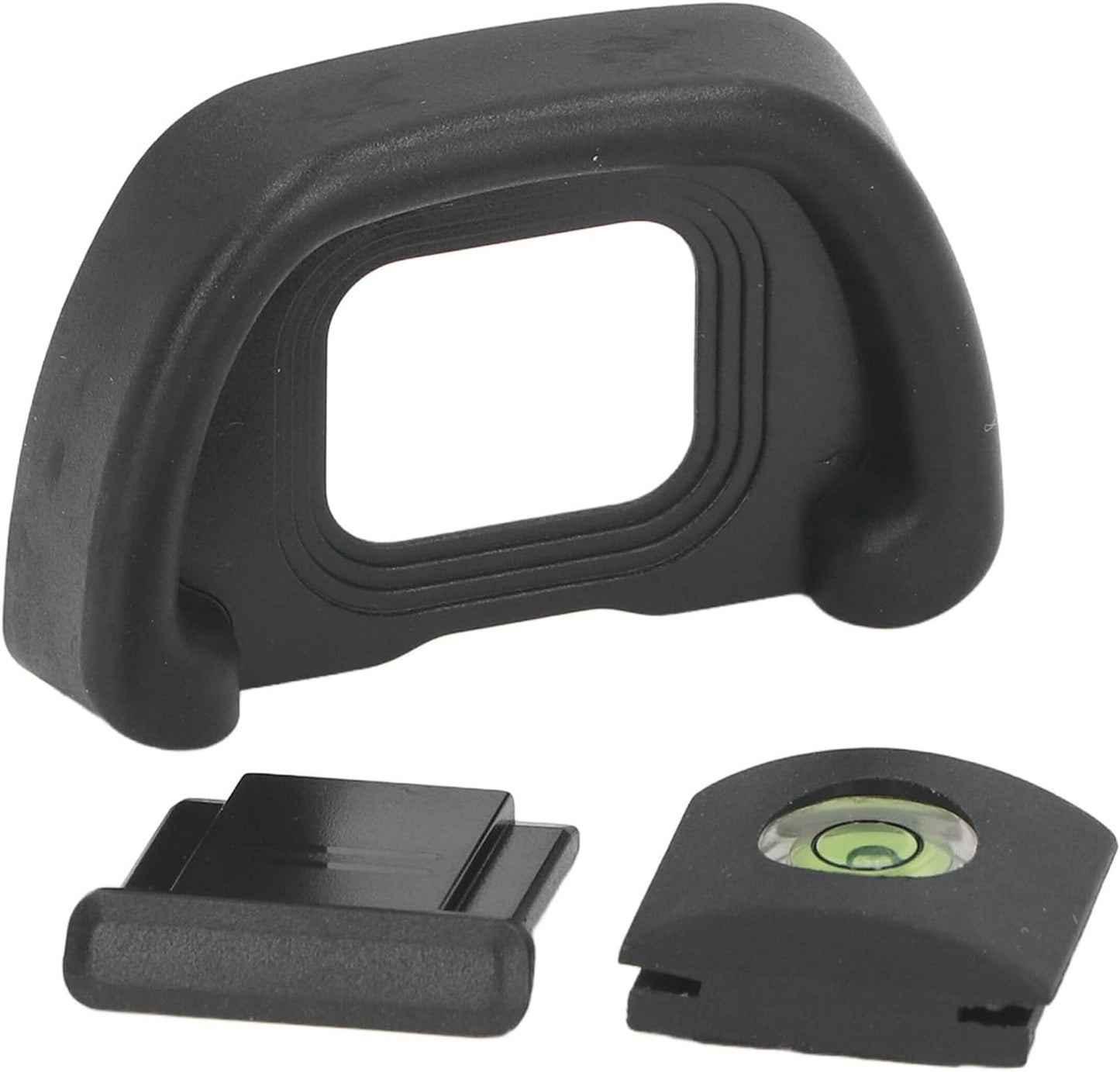 DK-31 Gugxiom Eyepiece Eyecup with Leveler and Hot Shoe Cover, ABS Viewfinder Eye Cup Replacement for DSLR Camera