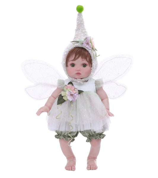 Cloveray Baby Doll, 18 Inch Reborn Baby Dolls – Realistic Lifelike Green Fairy Newborn Girl Doll, Real Life Baby Dolls with Accessories, Gift for 3+ Year Old Girls, Pretend Play & Collection
