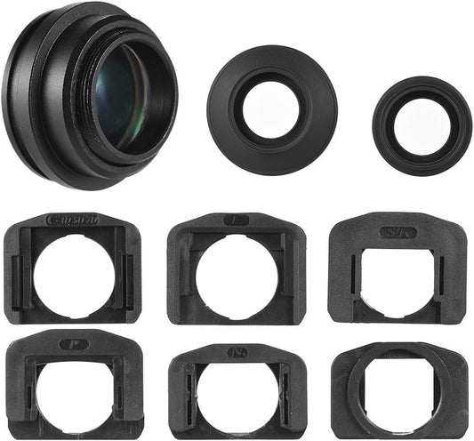 1.51X Zoom Viewfinder Eyepiece Magnifier, Aid for Short Sighted Long Sighted DSLR Photographers, for Glasses Wearers