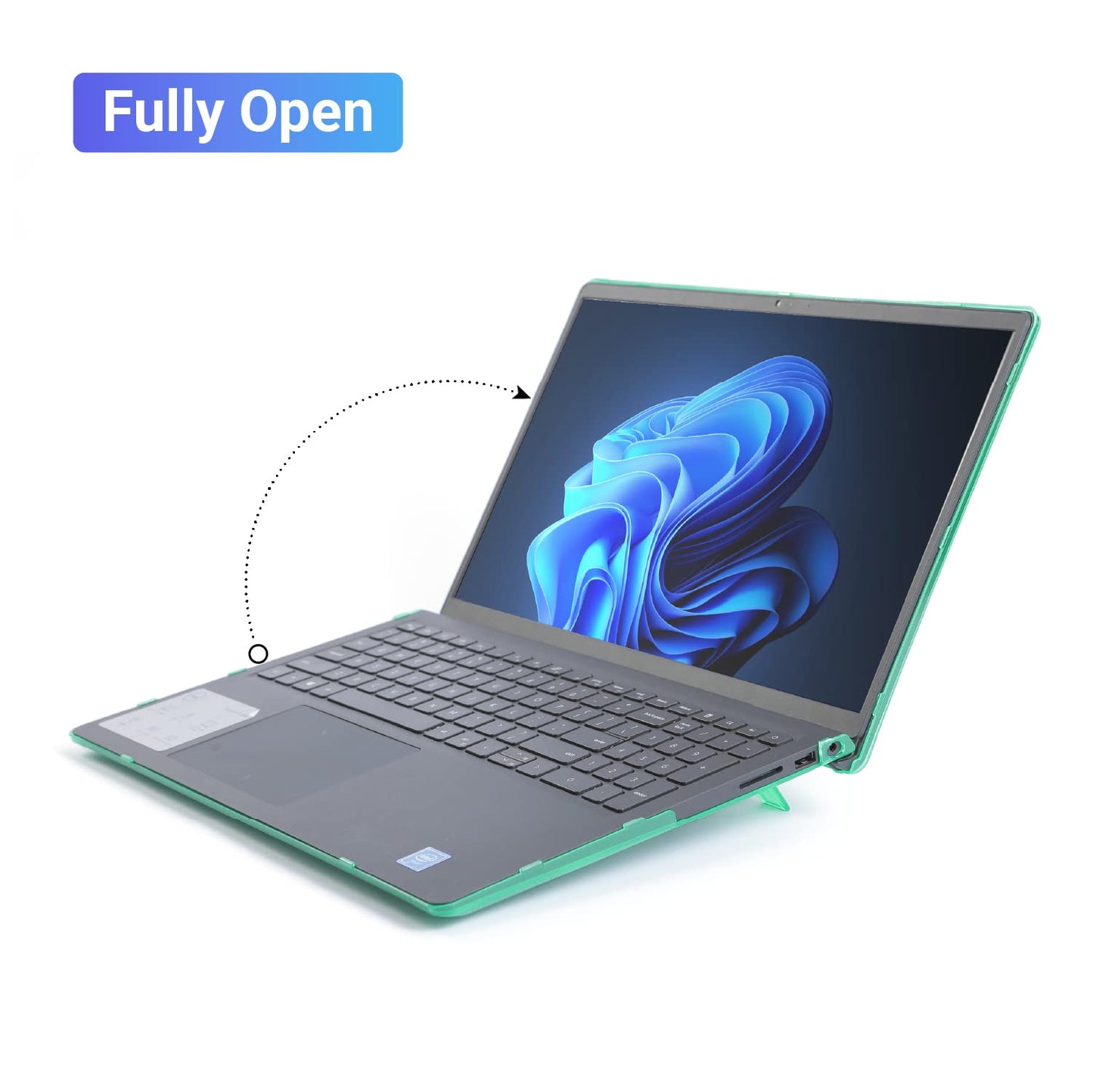 mCover Case Compatible ONLY for 2021-2023 15.6" Dell Inspiron 15 3510 3511 3515 3520 3521 3525 Series Laptop Computer (NOT Fitting Other Dell Models) - Clear