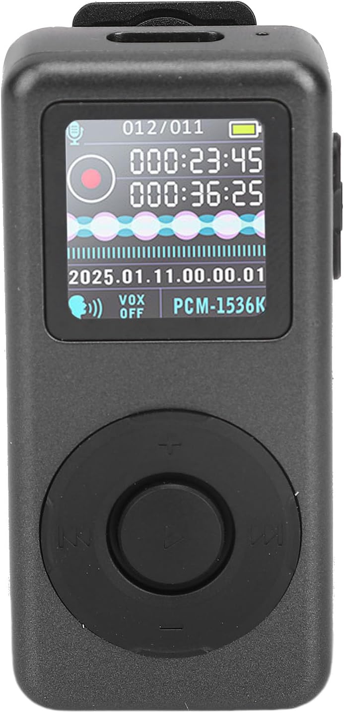 FOSA MP3 1536Kbps 5 (32GB) Player, Music Player Audio Player with Clamp Design, HD Lossless Recording Level Voice