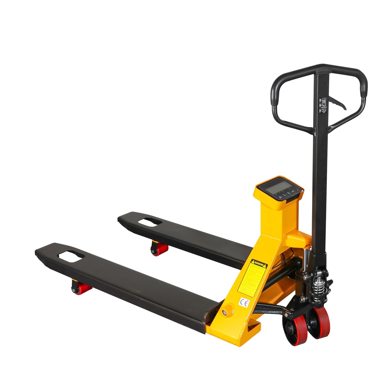 APOLLOLIFT Scale Pallet Jack 5500Lbs Capacity, 45" x 27.7" Forks, Lb/Kg Switchable Electronic Scale Hydraulic Hand Pallet Truck, for Warehouse, Supermarket, Logistics Center