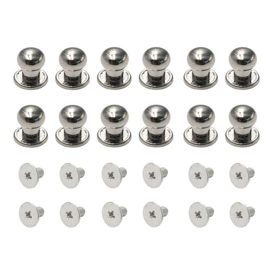 Biaungdo 12pcs 0.31'' x 0.39'' Mini Drawer Pulls, Round Cabinet Knobs Handles Pulls for Dresser Closet Chest Drawer Wooden Jewelry Box Cases