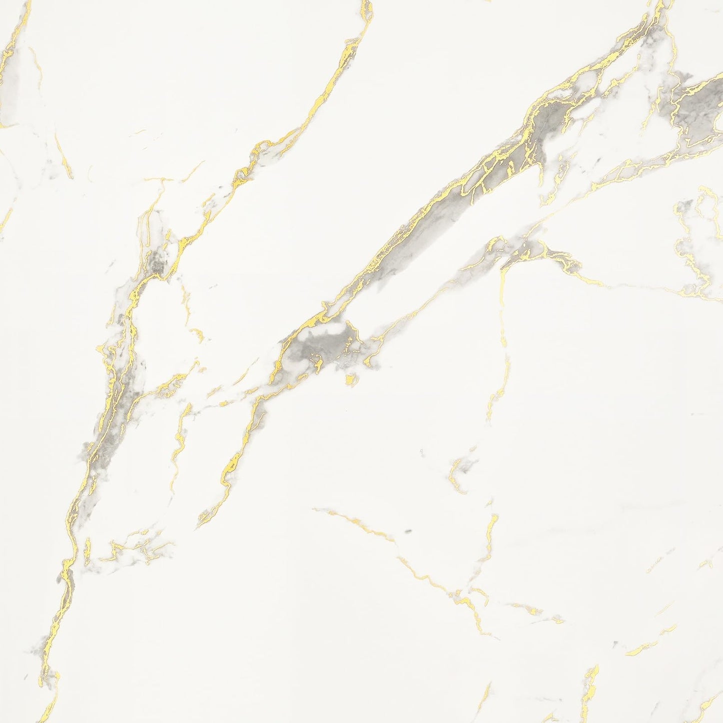 Decotalk White Marble Contact Paper for Countertops 17.7x120 Inch White and Gold Contact Paper Peel and Stick Countertop Contact Paper Waterproof White and Gold Marble Contact Paper Marble Wallpaper
