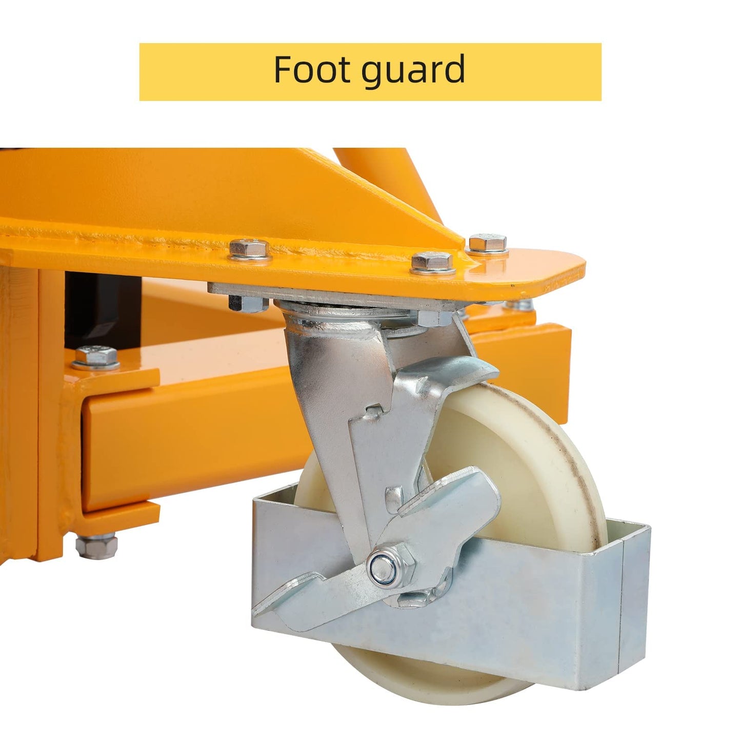 APOLLOLIFT 2 Pices Manual Stacker 1100lbs Capacity 63" Lift Height Pump Fixed Leg Lift Truck Pallet Stacker Suitable for Open Bottom Pallet