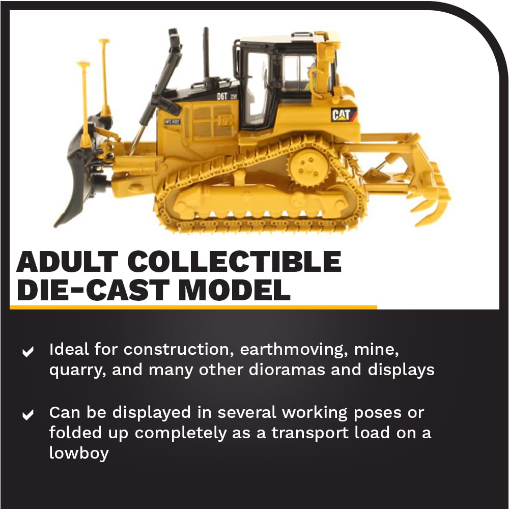 Diecast Masters Caterpillar D6T Xw Vpat Track Type Tractor High Line Series Vehicle