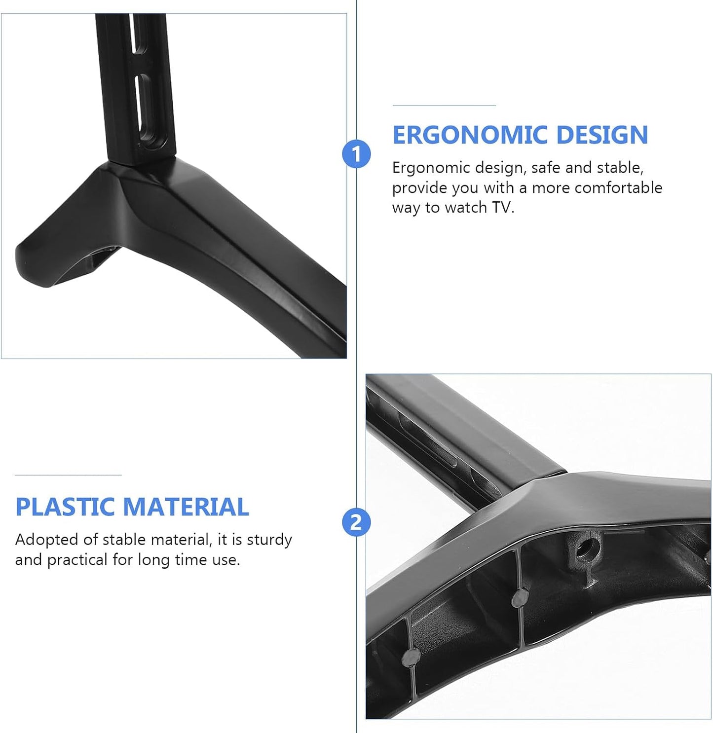 BESPORTBLE Tv Stand Replacement Bracket Ergonomic Stable Tv Support Base Simple Installation with Welded Construction