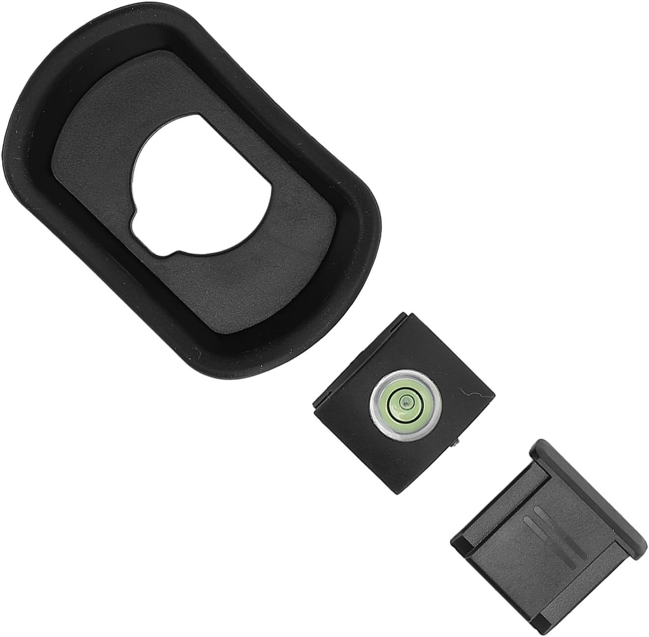 WIHFHGZ Set 3 GFX100II XH2S T5 Camera Viewfinder Eye Cup Pcs, Silicone and ABS Eyecup with Hot Shoe Cover and Bubble