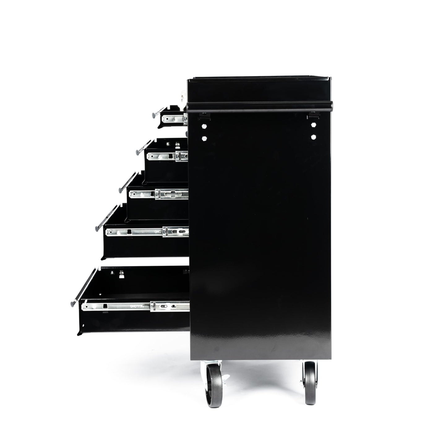 Maxority 7-Drawer Heavy-Duty Rolling Tool Chest Cabinet with Lock Mobile Cart for Garage & Workshop, Black