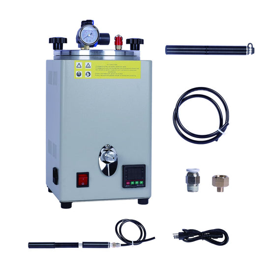 110V Square Manual Pumping Press urized waxing Machine, 0℃-110℃ Adjustable Temperature waxing Machine, Melting Wax Making Wax Jewelry Casting Machine.