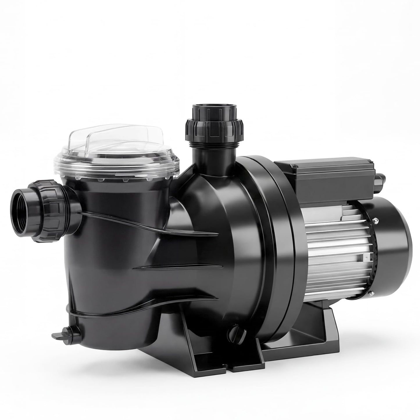 In/Above Ground Pool Pump High Flow Self Primming Swimming Pool Pump, 115V High Efficiency Pump for Above Ground Pools Pond Hot Tubs Spas, 7FT Power Cord, Quiet Operation (1.6 HP, 6075 GPH)