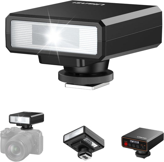 ULANZI F12 GN12/CCT 5600K ZV-1F Mini Flash, Camera Speedlite Flash for Canon Fuji Sony Nikon Panasonic Olympus Pentax