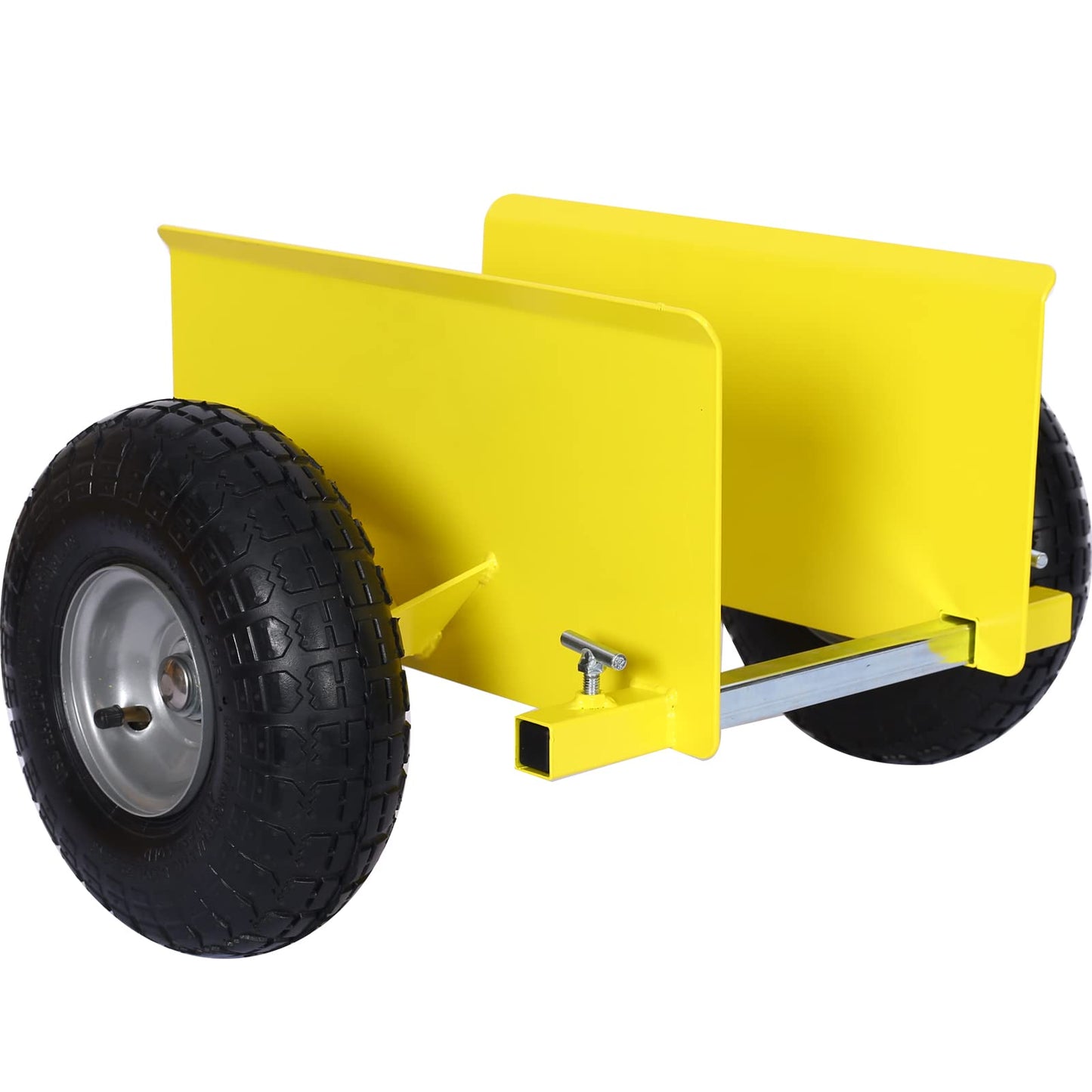 Heavy Duty Panel Dolly, Metal Panel Dolly with 10" Pneumatic Wheels Heavy Duty All Terrain Moving Cart with Adjustable Clamp Grip for Drywall Sheet Heavy Appliance & Material Handling Cart