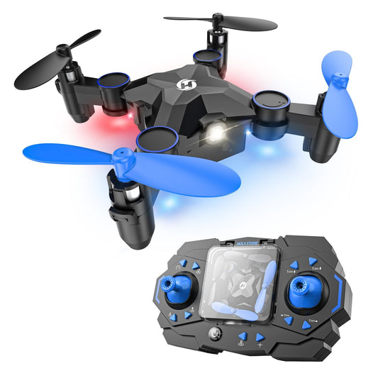 Holy Stone HS190 Foldable Mini Drone for Kids Beginners, Blue