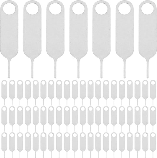 500pcs Set Toddmomy Sim Card Ejection Tool and Mobile Phone Card Pin Stainless Steel Sim Ejector Pins for Universal
