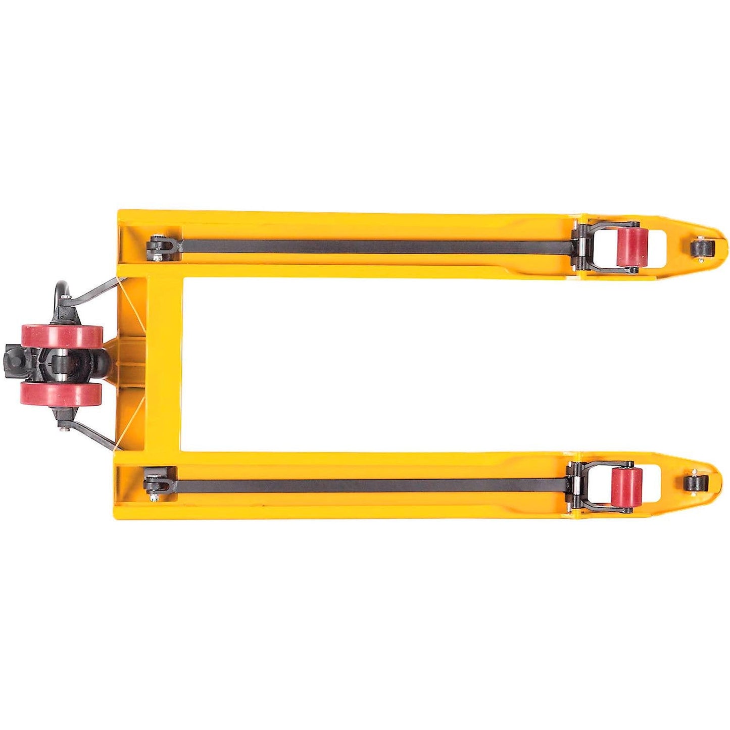 Global Industrial Industrial Duty Pallet Jack with 27" W x 48" L Forks, 5500 lb. Capacity, General Purpose Manual Pallet Truck for Warehouse, Manufacturing and Retail