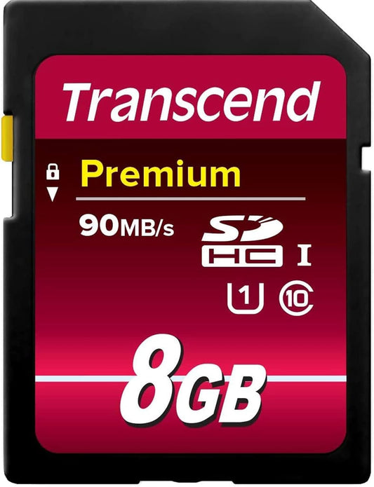 Transcend 8 10 (TS8GSDU1) GB High Speed UHS Flash Memory Card