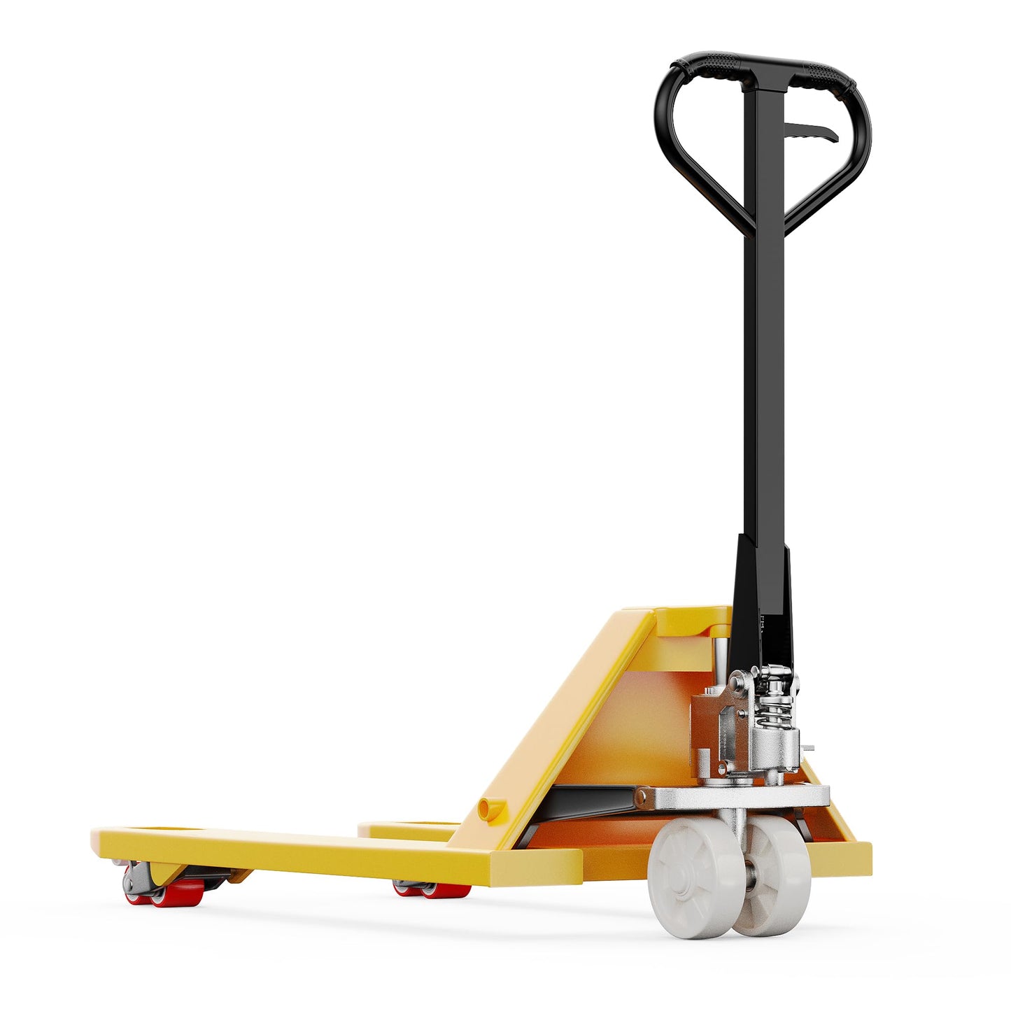 Manual Pallet Jack,Capacity Heavy Duty Hand Pallet Truck 22" x 47" Forks,Industrial Grade Hydraulic High Lift Pallet Jack for Warehouse Material Handling (6600lb Nylon Caster)