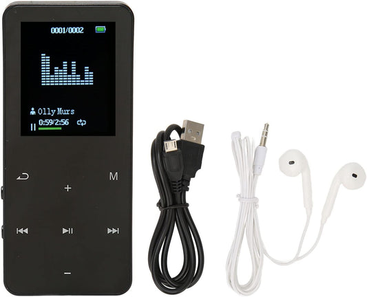 Vikye MP3 8G 4.2 1.8 Inch 128GB Player with Memory, Bluetooth Portable Music Player Noise Reduction with Screen