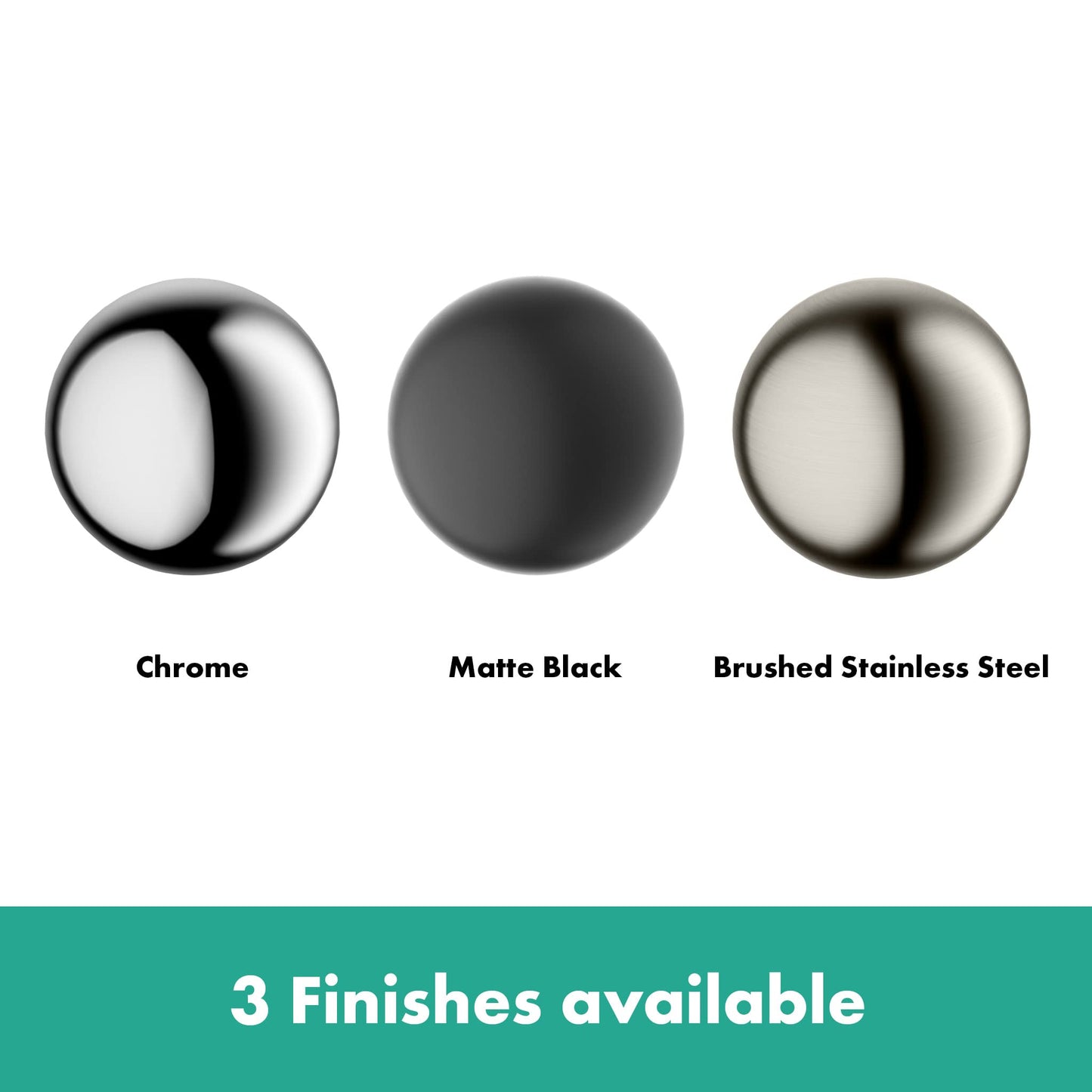 hansgrohe RainDrain Match Linear Tileable Shower Drain for 39 3/8" Rough with Height Adjustable Frame in Matte Black, Stainless Steel Rectangle Shower Floor Drain