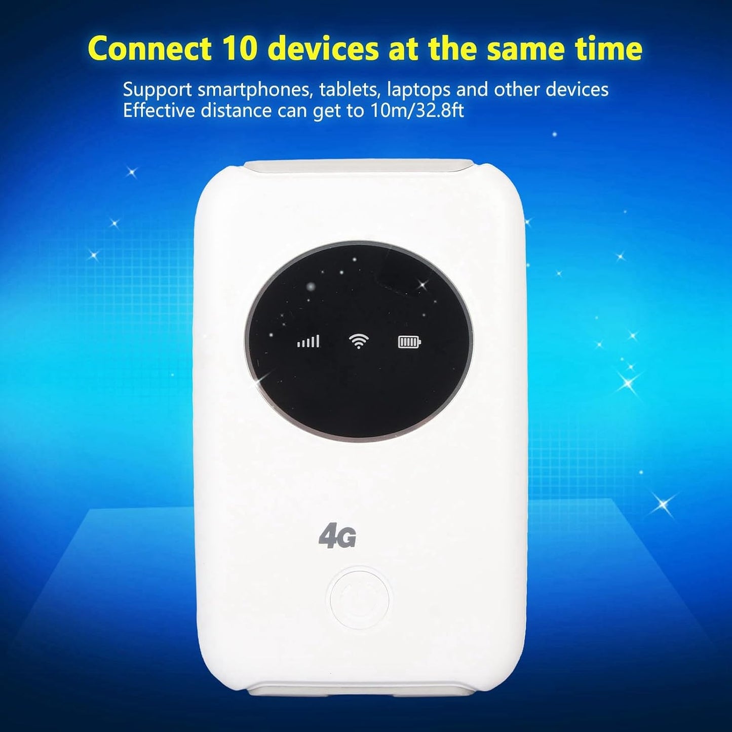 4G 300Mbps 4G 3200mAh LTE USB Mobile Router Unlocked Battery Mobile Router with SIM Card Slot Portable Internet
