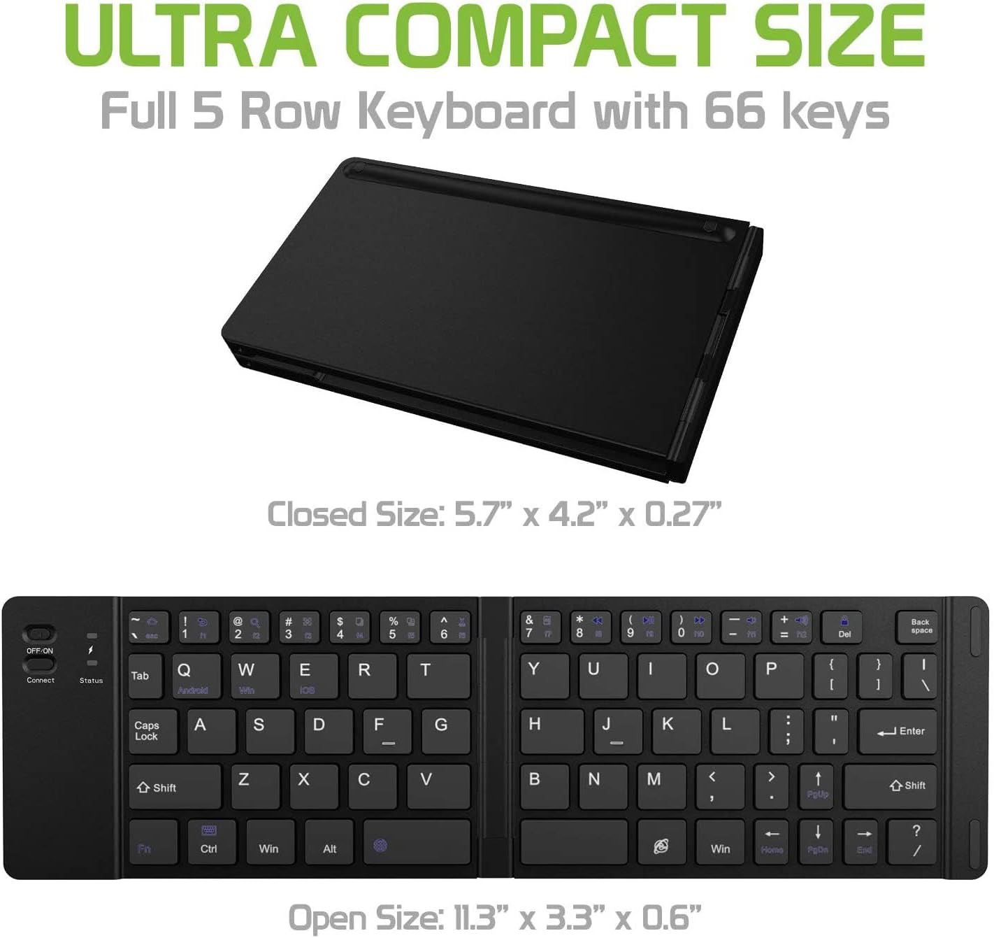Tek Styz 425 Wireless Bluetooth Keyboard Compatible with Spice Mobile X-Life Built-in Phone Holder/Stand-Ultra Slim
