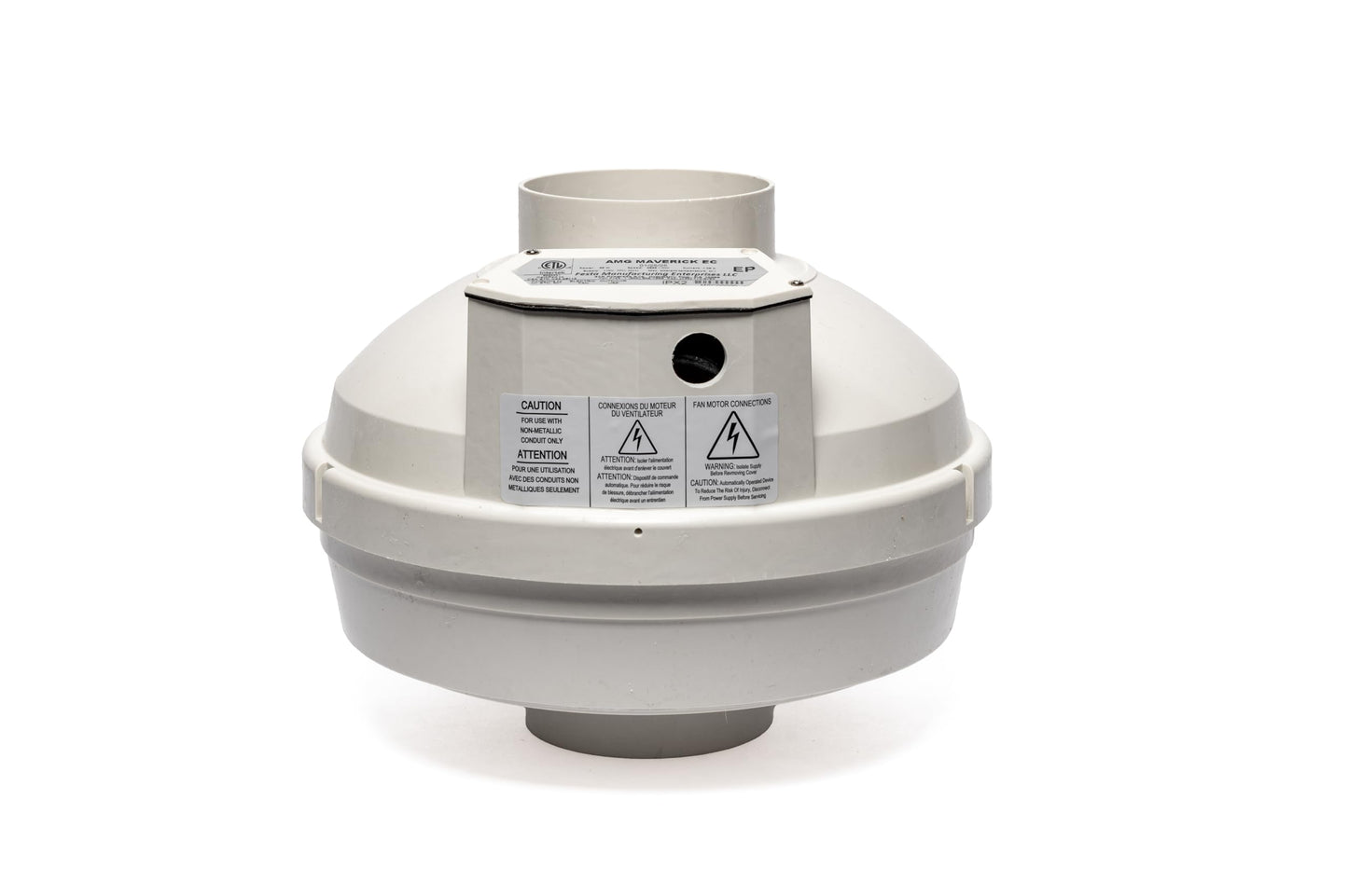 Festa AMG Maverick EC Radon Fan – 4“ Installation Kit - Quiet and Energy Efficient Radon Mitigation Inline Fans – High Performance 4” Duct Fan