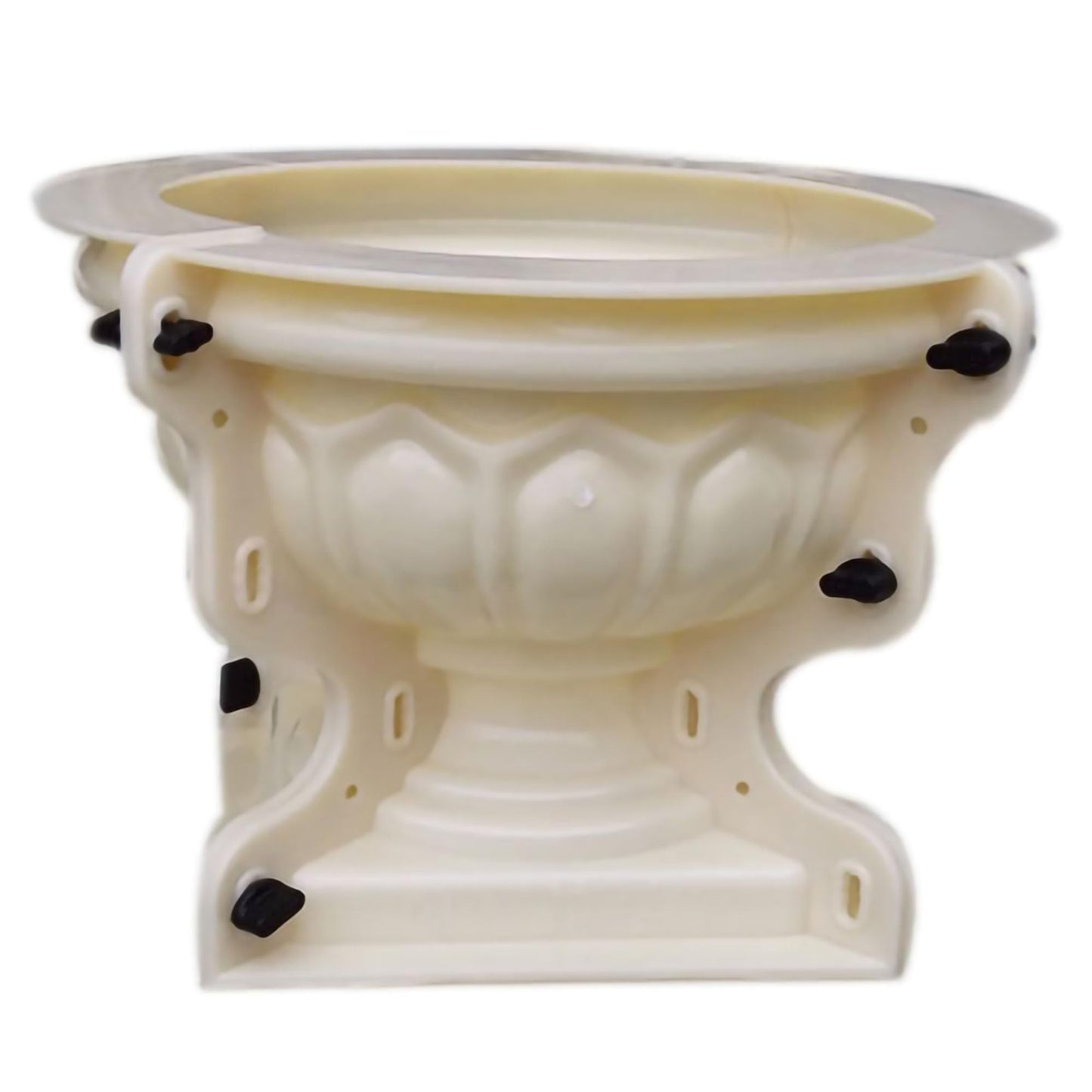 Arthevermil ABS Mold for Classical Pedestal Planter – Reusable Flower Pot Mold for DIY Concrete Garden Urn, Home Patio Balcony Outdoor Decoration