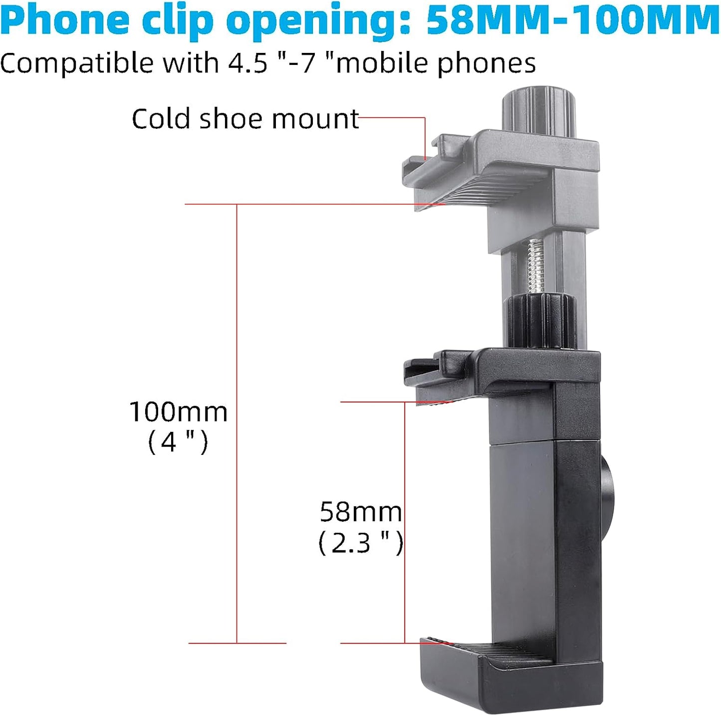 FPN Insta360, Cell Phone Fence Mount for iPhone, GoPro, and Other Action Cameras, Mevo Start for Baseball Softball