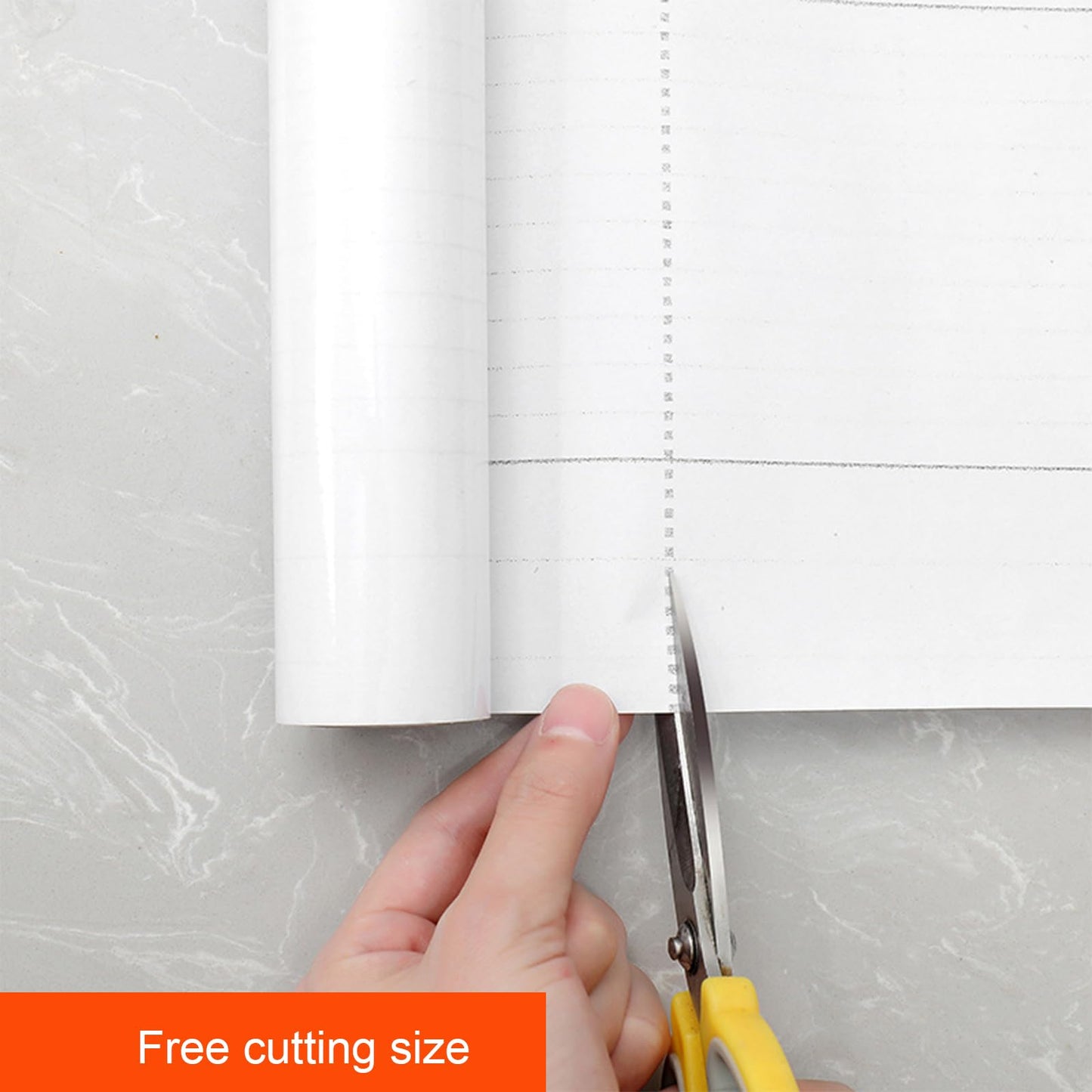 RXYCS Kitchen Transparent Peel and Stick Contact Paper Easy Clean Waterproof Oil-Proof Kitchen Backsplash Tiles Cabinets Furniture Protection Clear Contact Paper (15.7X78.7 Inches)