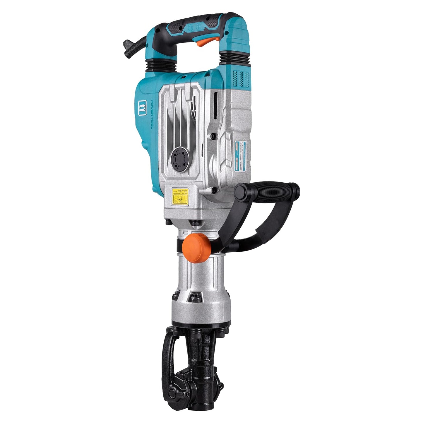 Berserker 40-Pound 1-1/8" Hex Shank Demolition Jack Hammer, 1700W 14.5-Amp Heavy Duty Concrete/Pavement Breaker with Carrying Case Bull Point Chisel & 2 Flat Chisel