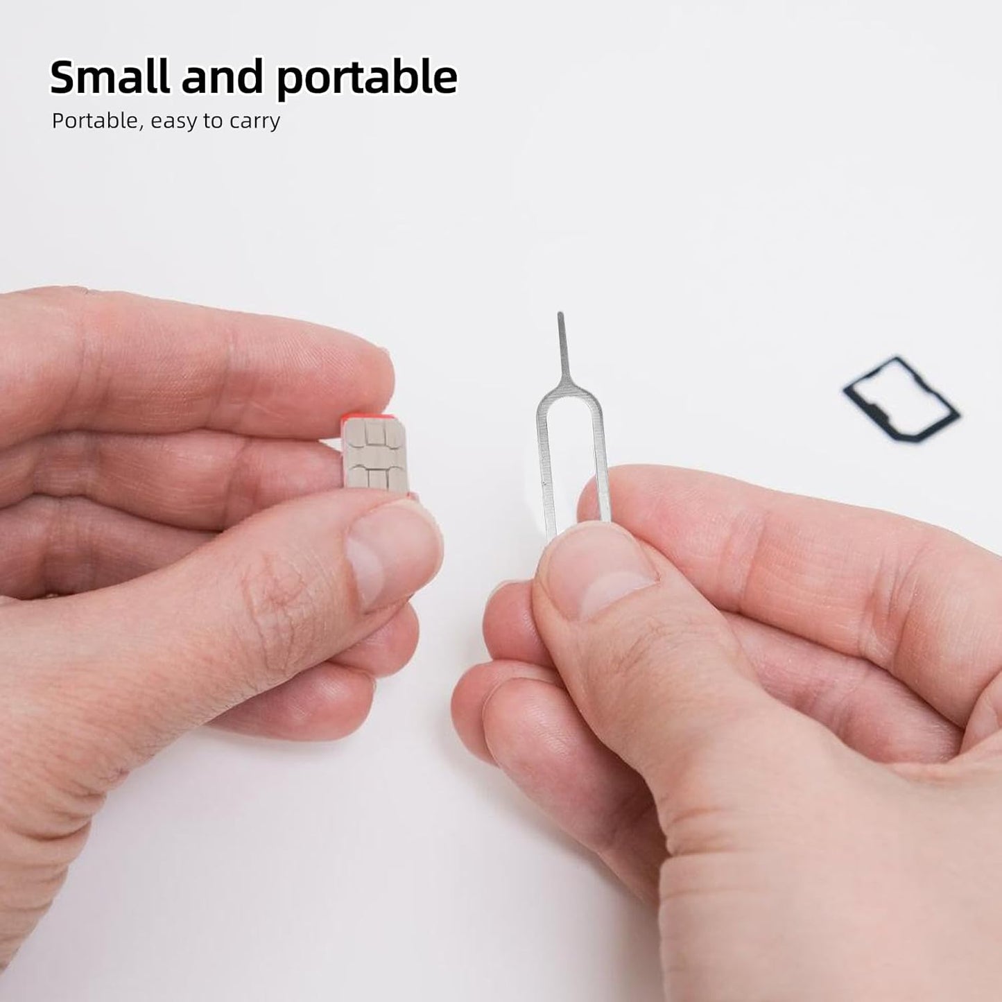 500-Piece Universal SIM Card Tool Kit - Silver