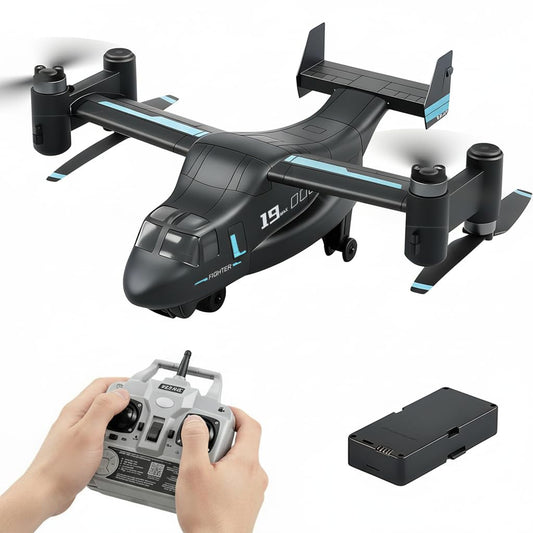 Helicopter Remote Control, LM19-A MAX Military RC Helicopter with Live 1080P Camera for Military Fans, Flying and Land Gliding Mode, One Key take Off/Landing, Remote Control Airplane Toys for Adult