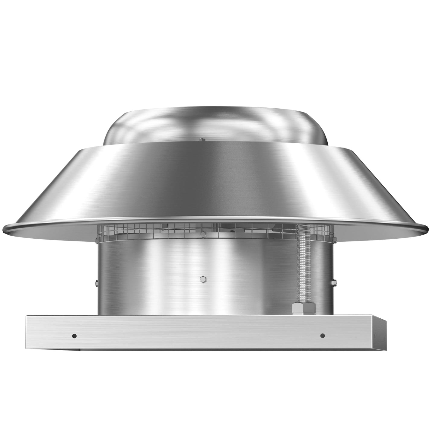 FICBXRA Roof Exhaust Fan Direct Drive Axial Downblast Exhaust Fan -26" Fan Base, 1/3 HP 115 Volt Single Phase Motor 2400 CFM