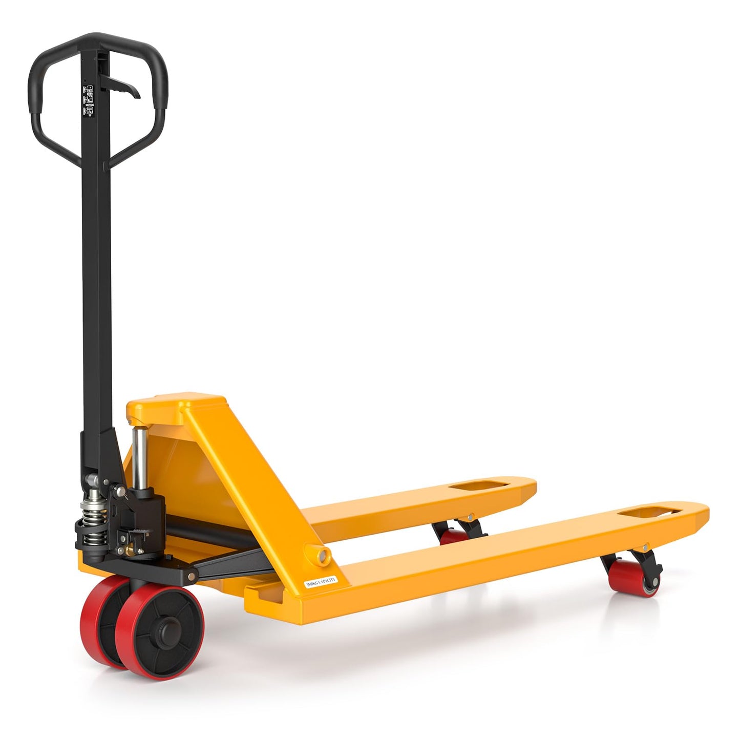 Tory Carrier Pallet Jack Truck 5500 lbs Capacity, 21" x 48" Forks, Heavy Duty Manual Pallet Truck with Non-Marking PU Wheels for Narrow Aisles Warehouse, Workshops