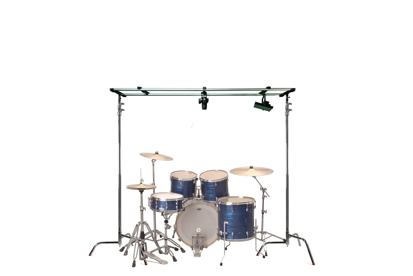 Glide Gear OH 150 Overhead Rig – For Camera, Lights – 4–12ft Modular Platform, Tripod/C-Stand Mounted, 20 lb Capacity