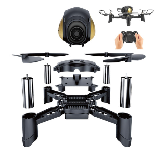 GILOBABY DIY Mini Drone Kit for Kids & Beginners — Build Your Own RC Quadcopter with Altitude Hold, Headless Mode, Indoor/Outdoor STEM Learning & Early Flight Courses, Bulk Educational Orders