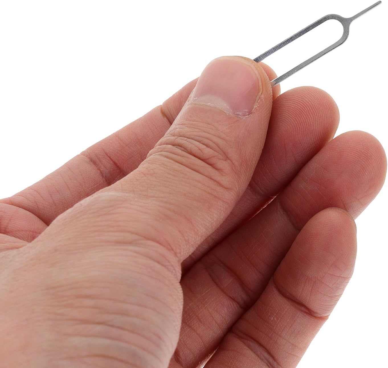 500pcs Sim Ejector Pins Removal Needles for Smartphones Universal Sim Card Tray Tools Silver Metal Kit for Mobile Phone