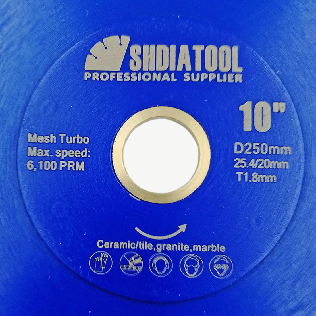 SHDIATOOL Diamond Core Drill Bits 6 Inch for Porcelain Ceramic Tile Marble Brick Vacuum Brazed Hole Saw