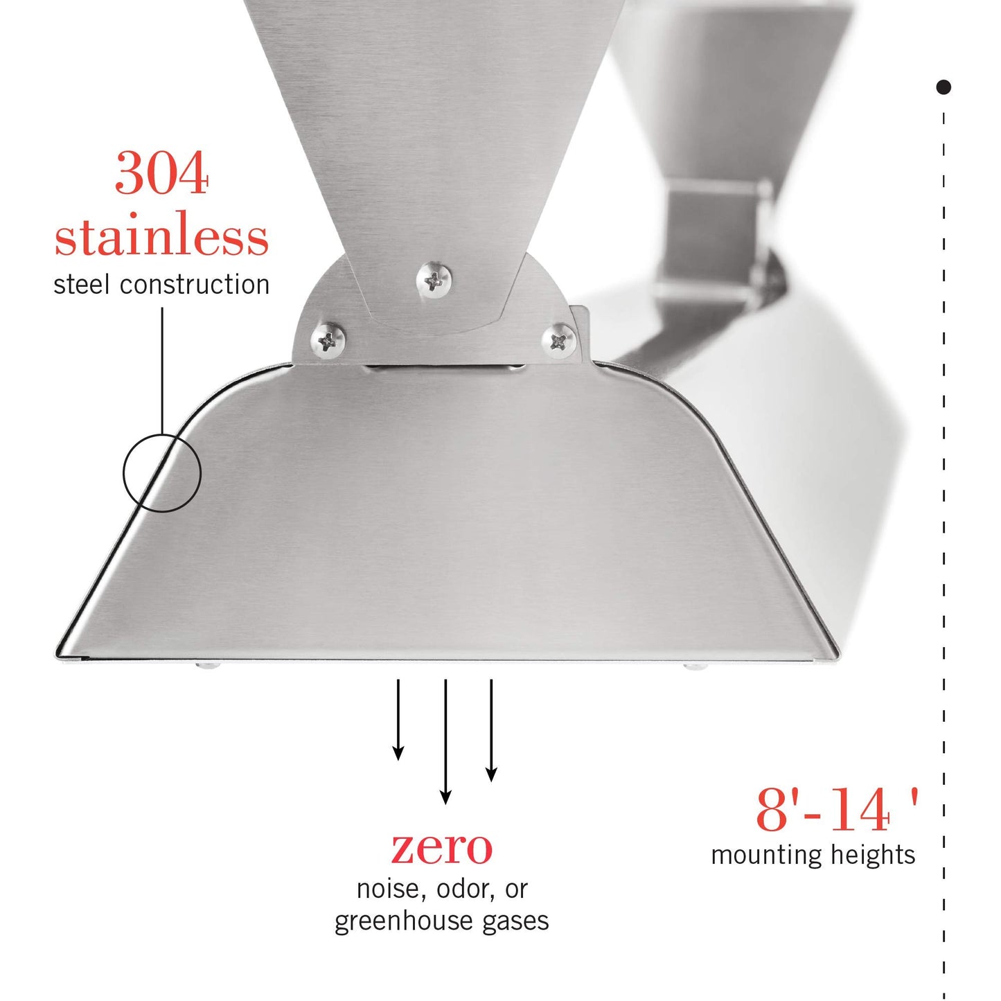Infratech WD-6024 BR Stainless Steel 61.25” Dual Element Fixture 6000 Watt, 240 Volt, Bronze Finish