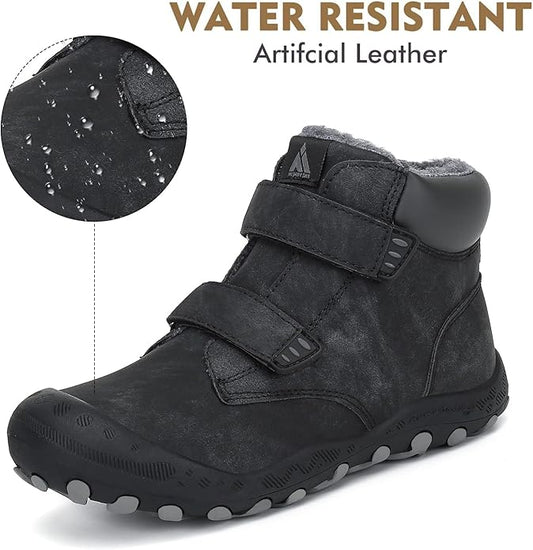 Mishansha Kids Hiking Boots Toddler Girls Boys Hiking Shoes Water-Resistant Anti-Collision Non-Slip Athletic Outdoor Trekking Boots