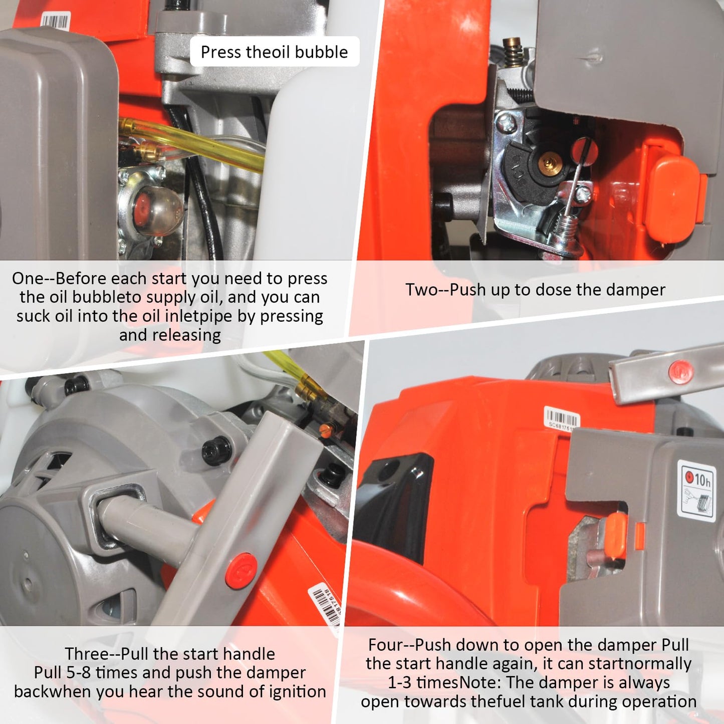 SICAN Post Hole Digger,72CC 2 Stroke Auger Post Hole Digger, Gas Powered Earth Digger 3 Auger Drill Bits(4"&8"&12'') and 2 Extension Rods for Farm Garden Plant (72cc Morden Digger)