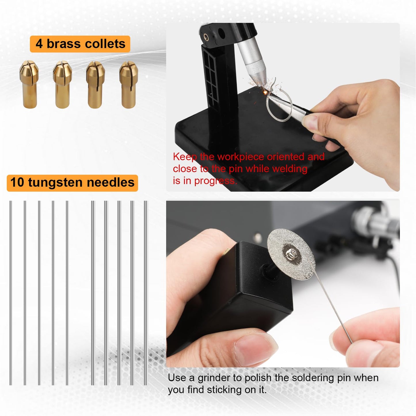 Helivivfy Welder for Permanent Jewelry - 110v Permanent Jewelry Welder,Permanent Jewelry Kit Welder,100a Pulse Arc Welder Permanent Jewelry