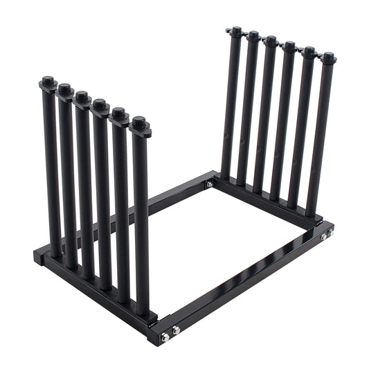 TCP Global 5-Lite Truck Bed Windshield Rack - Mobile 5 Slot Auto Glass Cargo Protection Management Rack - Safety Rubber Foam Pads, Mast Locks - Replacement Windshield Window Holder